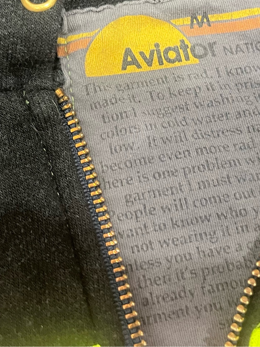 Aviator Nation relaxed stripe zip up 
Medium - Picture 4 of 4
